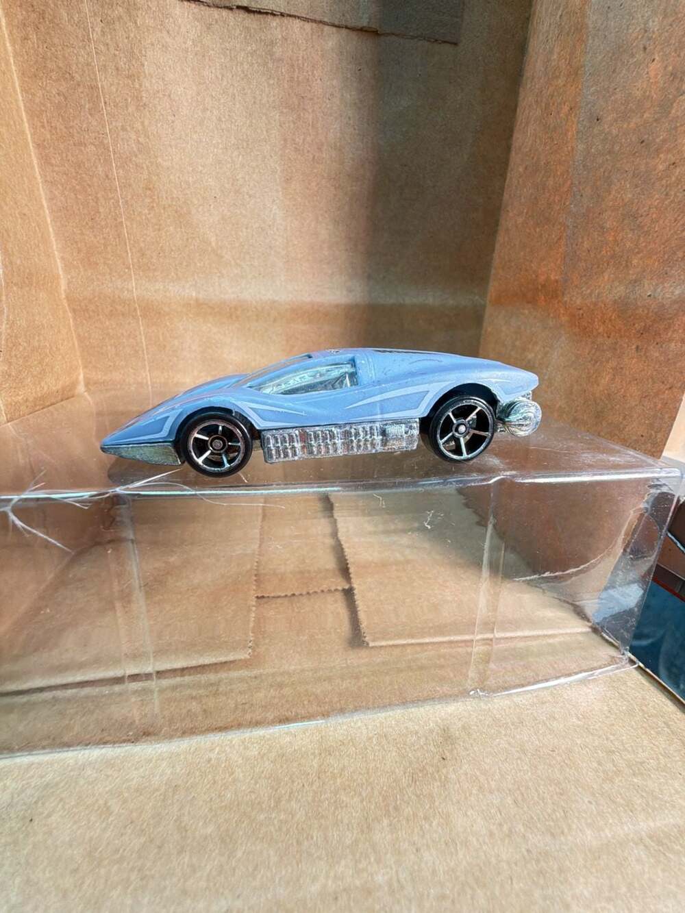 Hot Wheels Aeroflash Light Blue Diecast Car